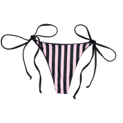 Stripe Laced Bikini Bottom (XS-XL)