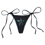 Plaid Laced Bikini Bottom (XS-XL)