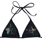 Plaid Laced Bikini Top (XS-XL)