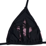 Stripe Laced Bikini Top (XS-XL)