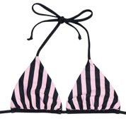 Stripe Laced Bikini Top (XS-XL)
