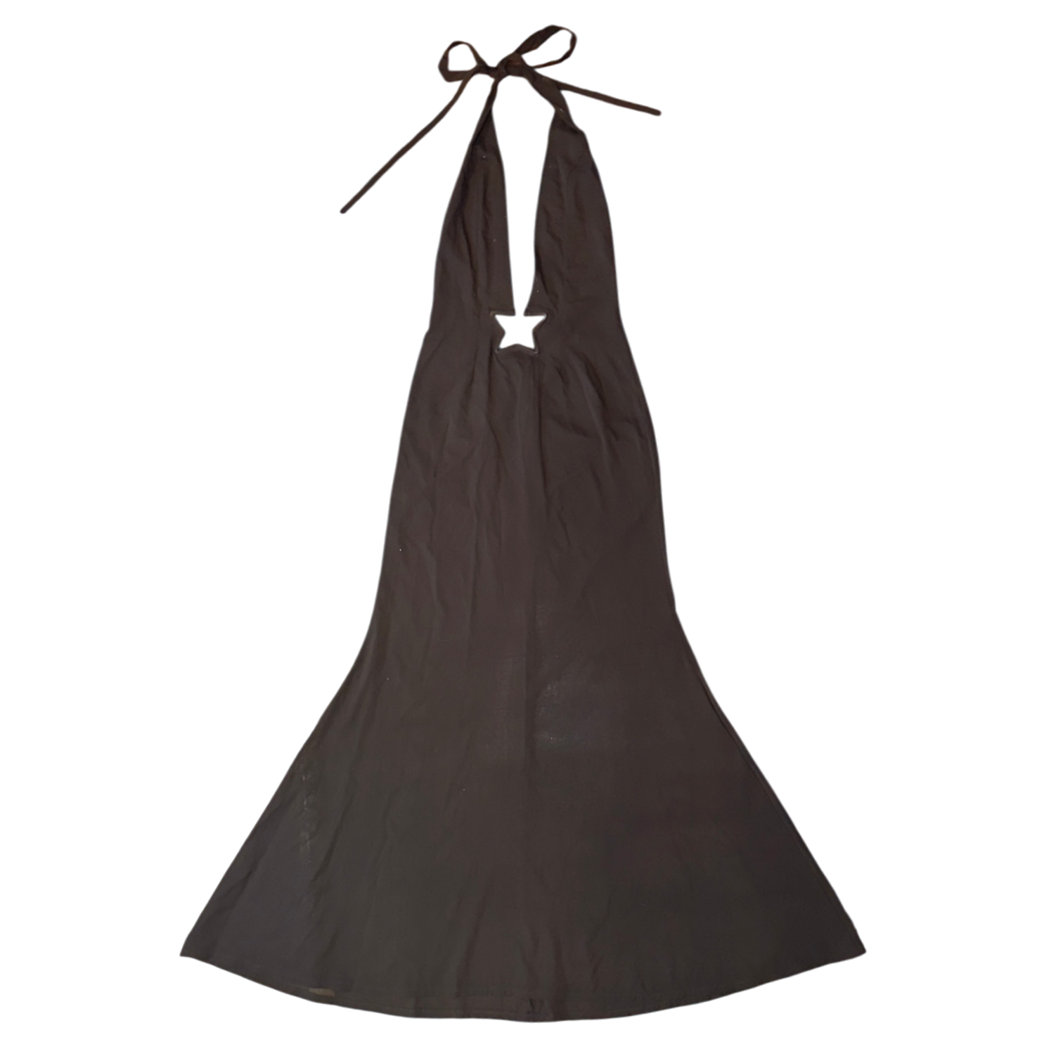 Black Silk Chiffon Starlette Gown (XS-XL)