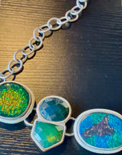 Vintage Chico's Retired Aged Pewter Tone