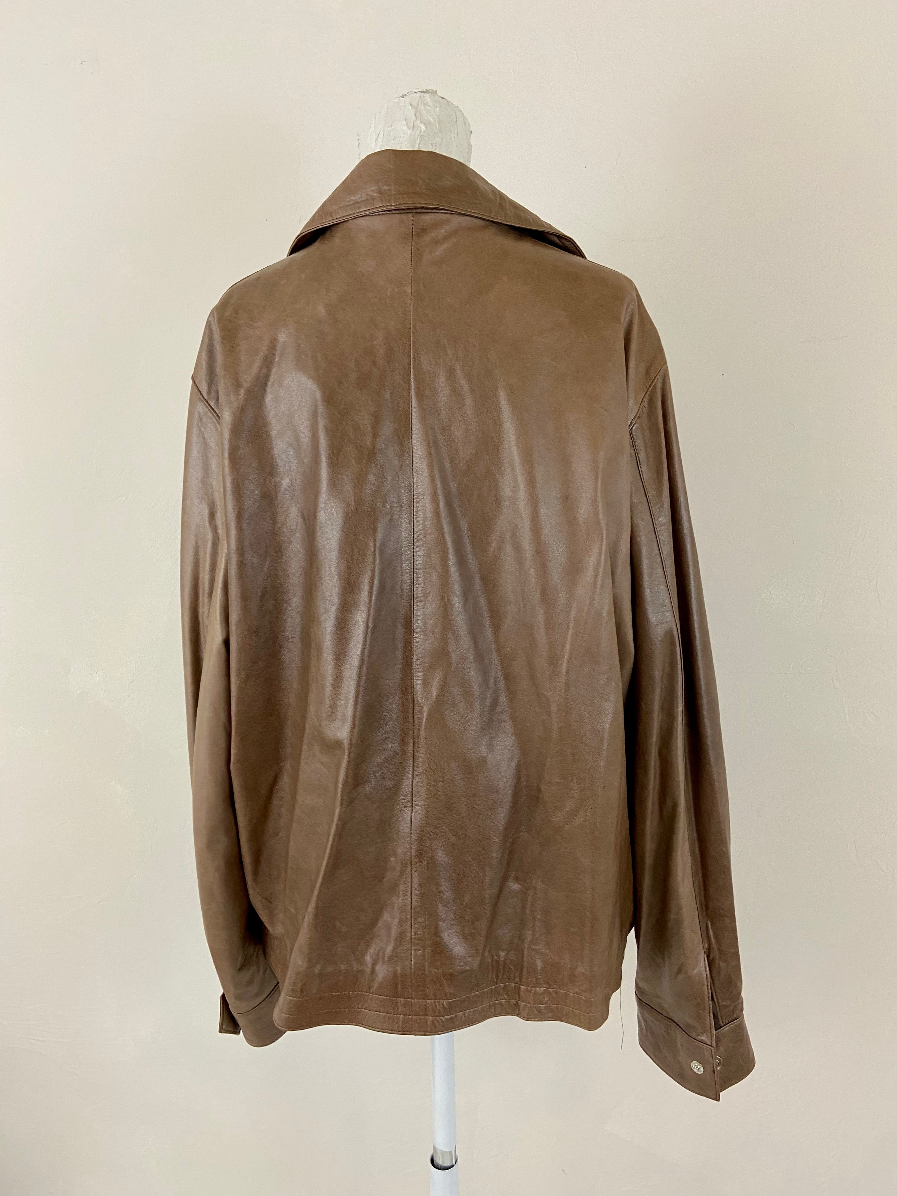 Soft leather jacket