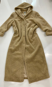 Full length fleece coat