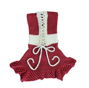 Crochet Marlboro Corset Dress (S/M)