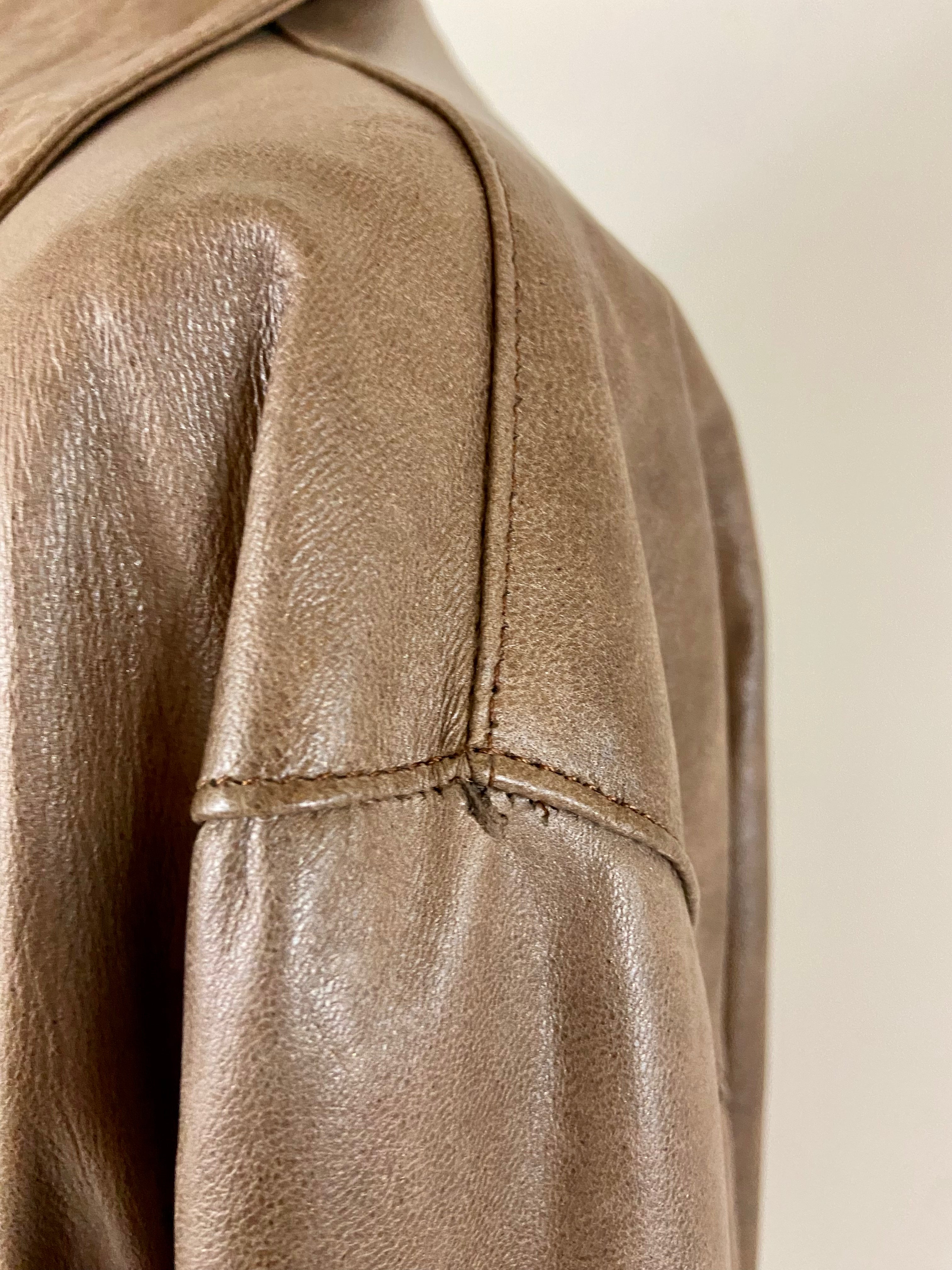 Soft leather jacket