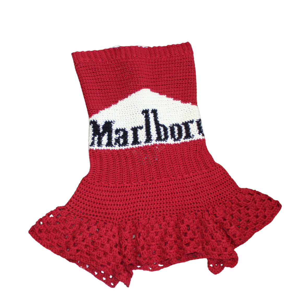 Crochet Marlboro Corset Dress (S/M)