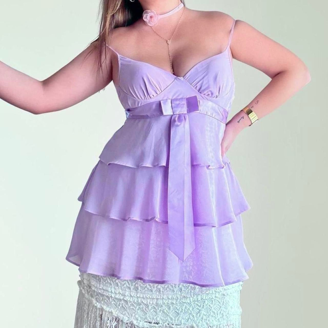 Vintage Ruffle Babydoll Fairy Cami (M)