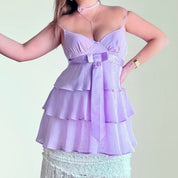 Vintage Ruffle Babydoll Fairy Cami (M)