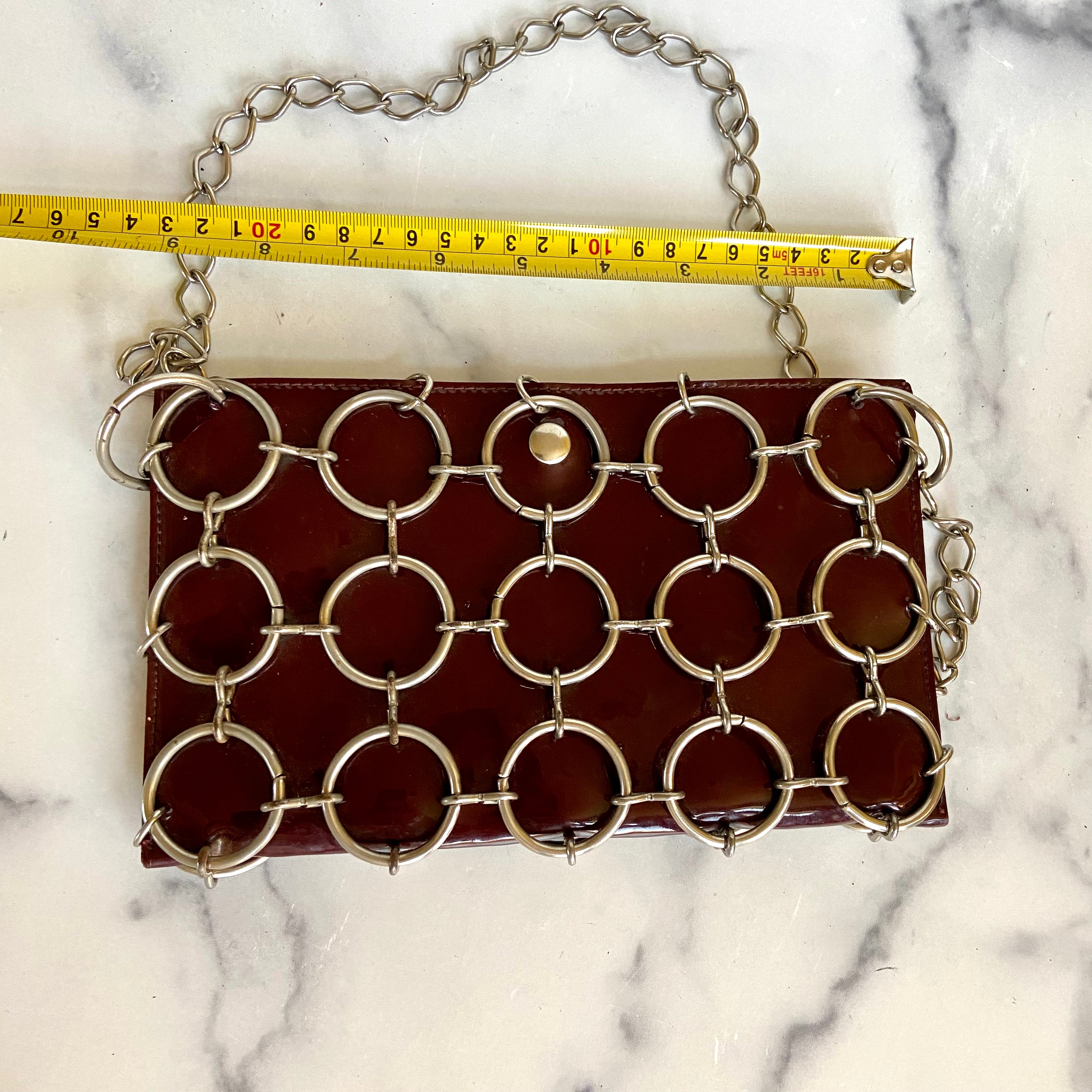 Vintage Metal trimmed shoulder bag