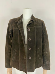 The limited brown leather jacket