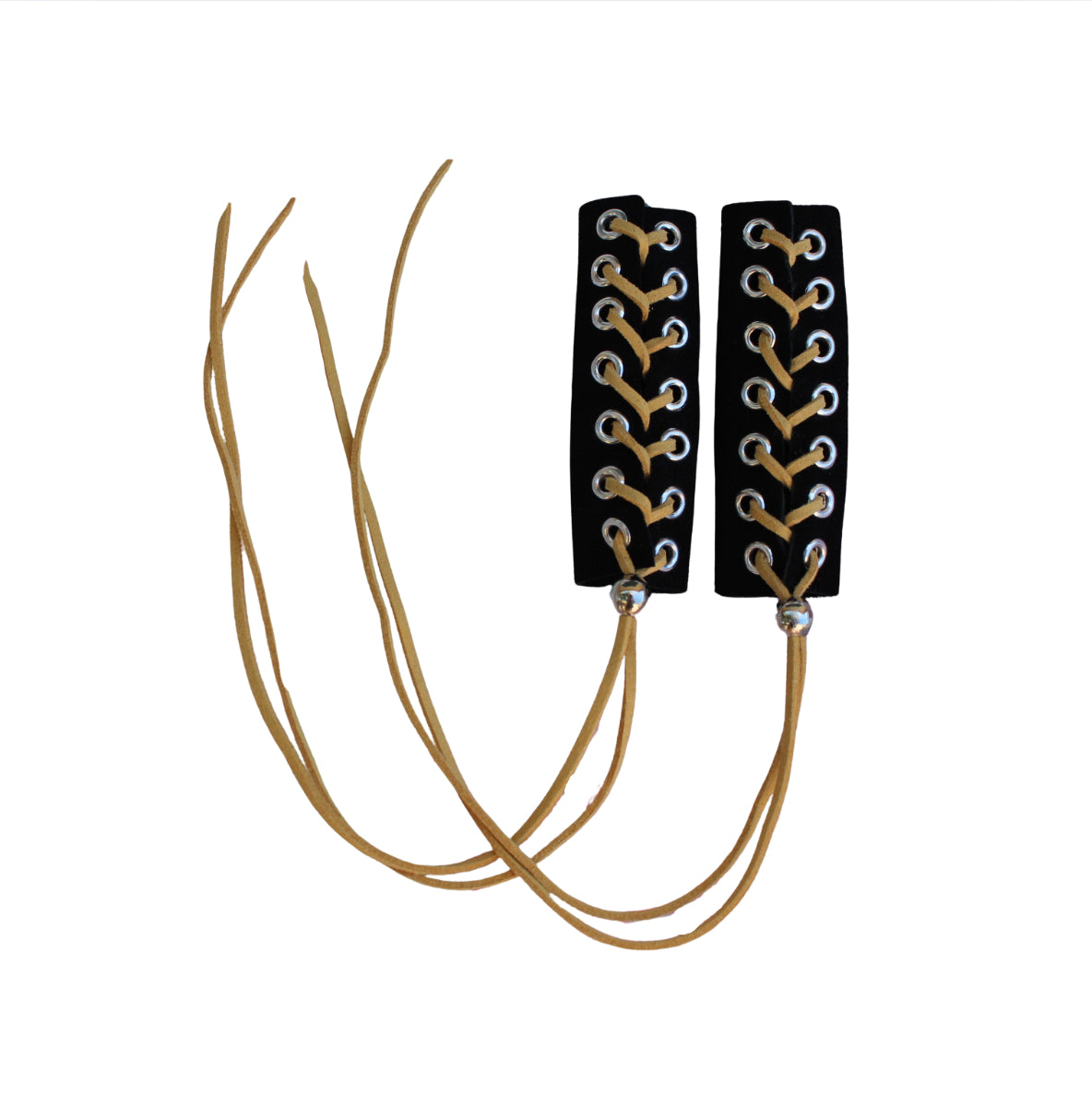 Leather Pigtail Hair Wraps