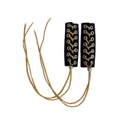 Leather Pigtail Hair Wraps