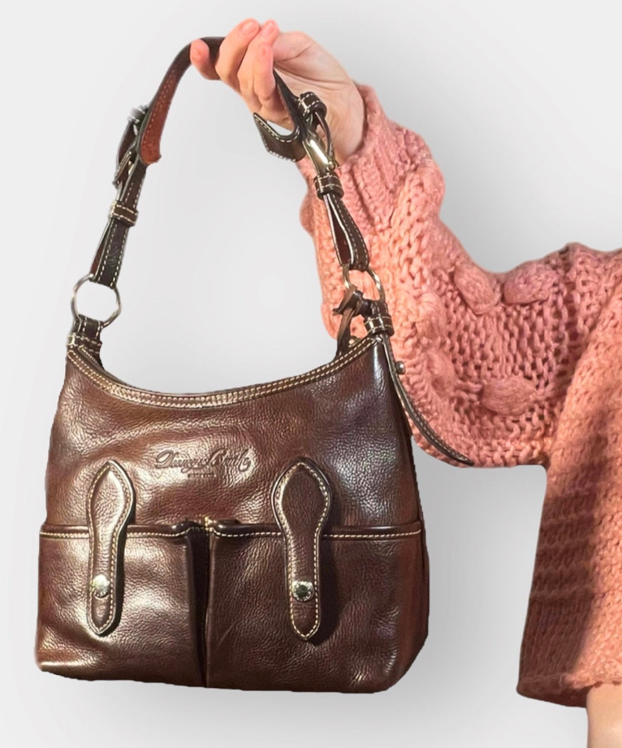 2000s Dooney & Bourke Brown Leather Purse