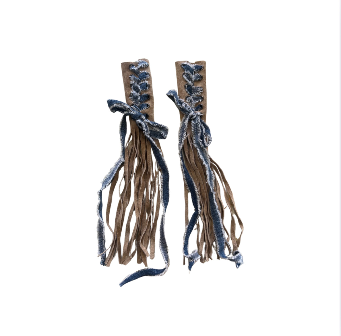 Leather Pigtail Hair Wraps
