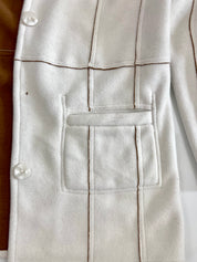 Reversible fleece coat jacket