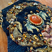 Mary Frances black embellished evening bag