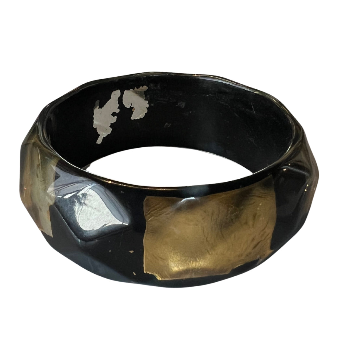 Gold & Black Bangle