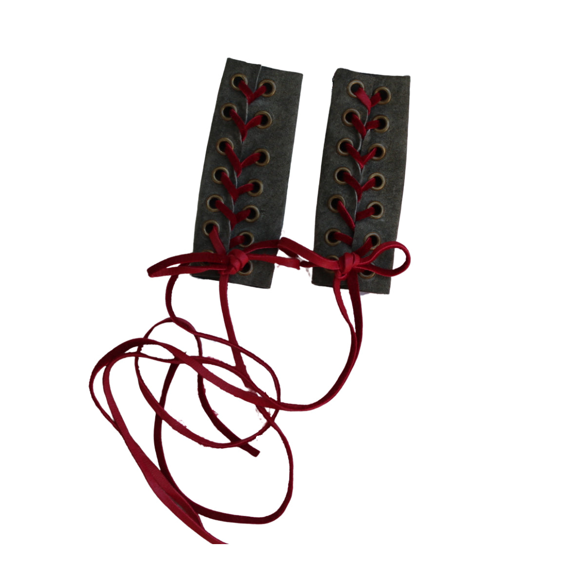 Leather Pigtail Hair Wraps