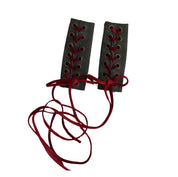 Leather Pigtail Hair Wraps