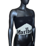 Crochet Marlboro Corset Top (S/M)