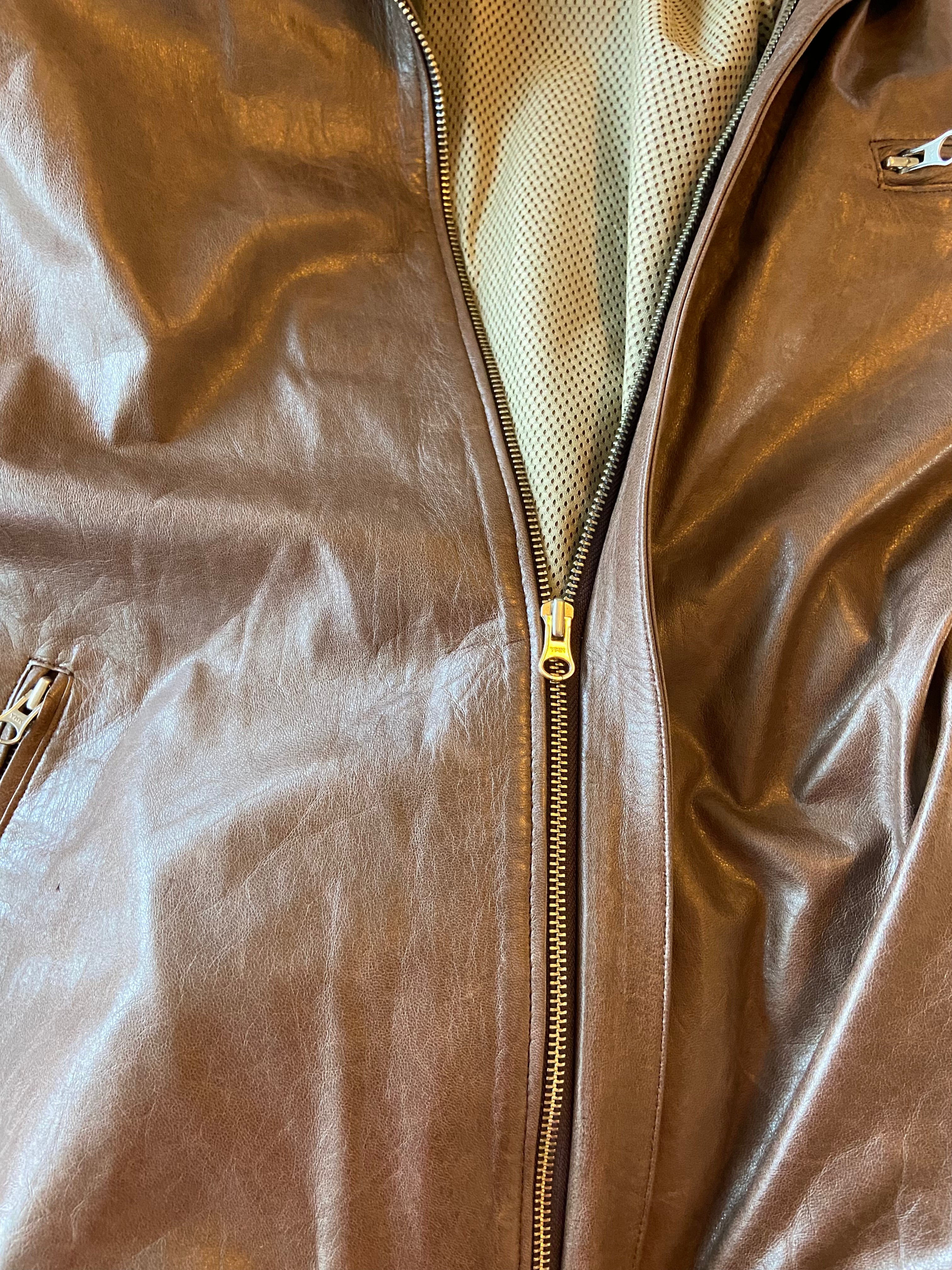 Soft leather jacket