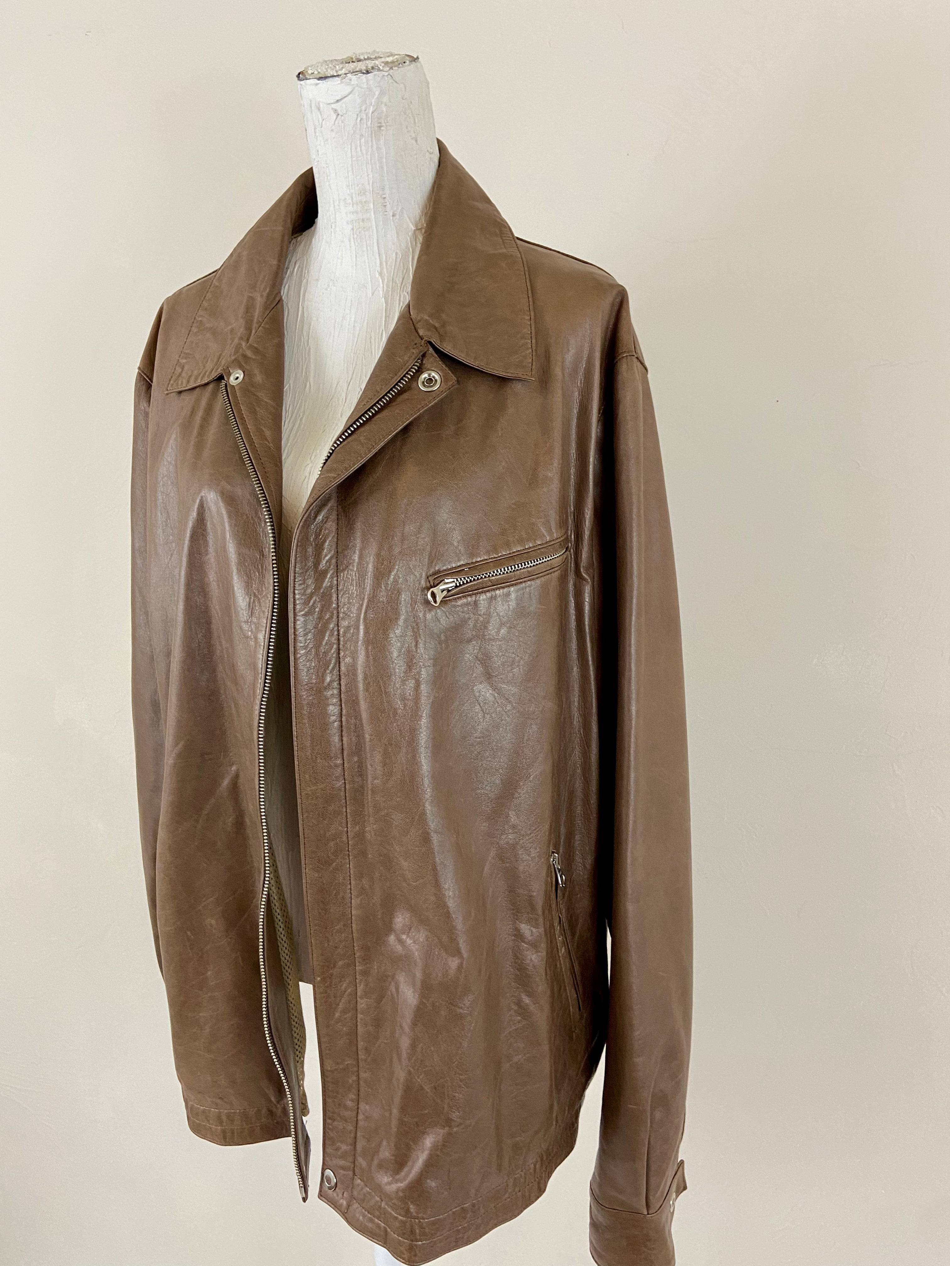 Soft leather jacket