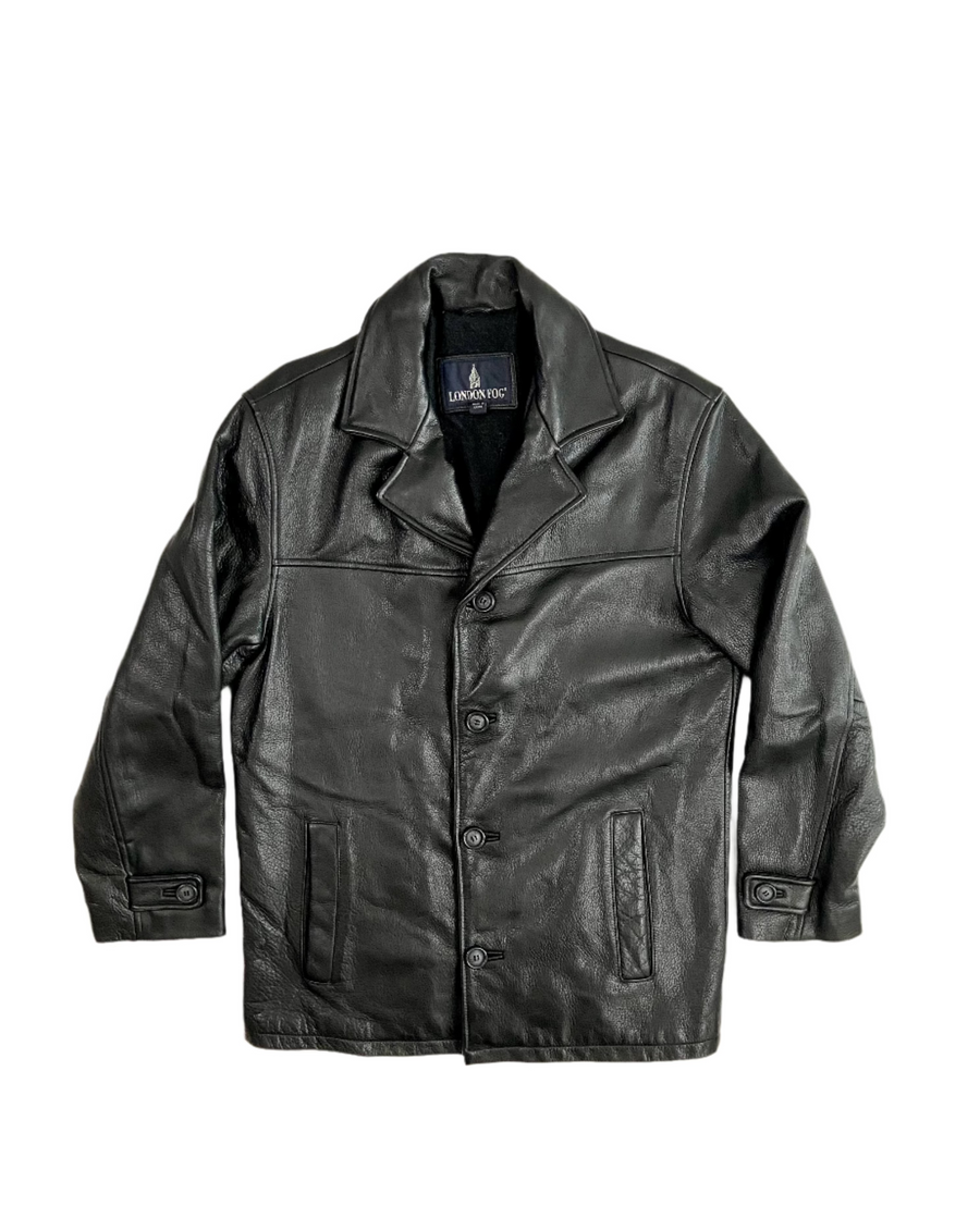 London fog leather coats best sale