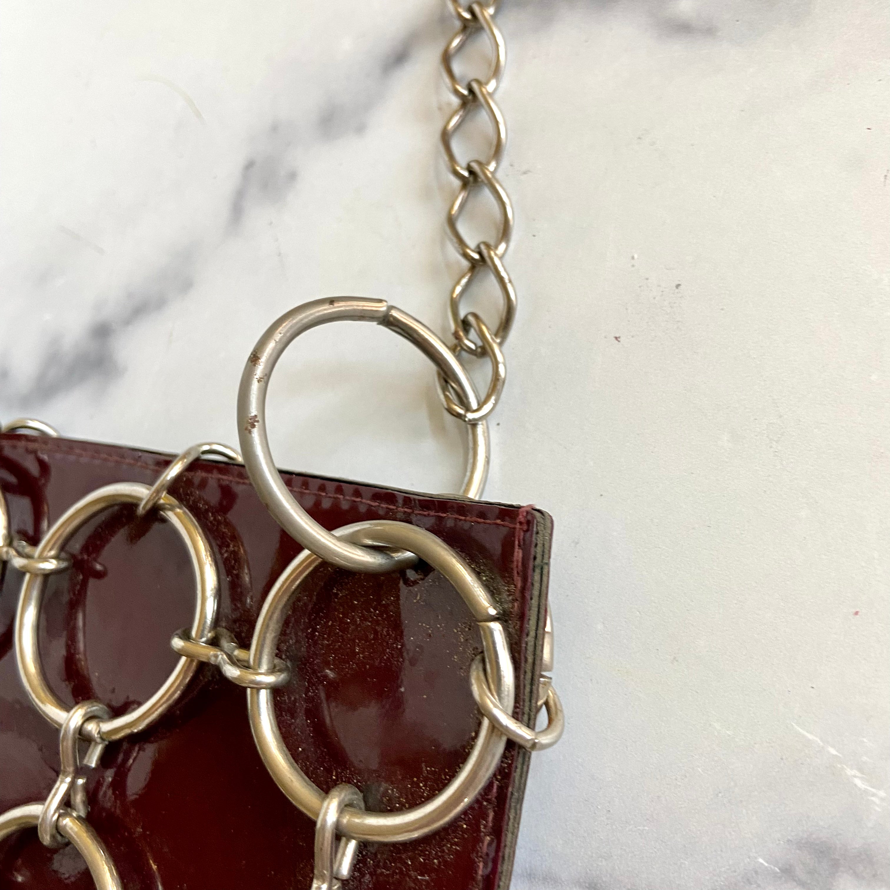 Vintage Metal trimmed shoulder bag