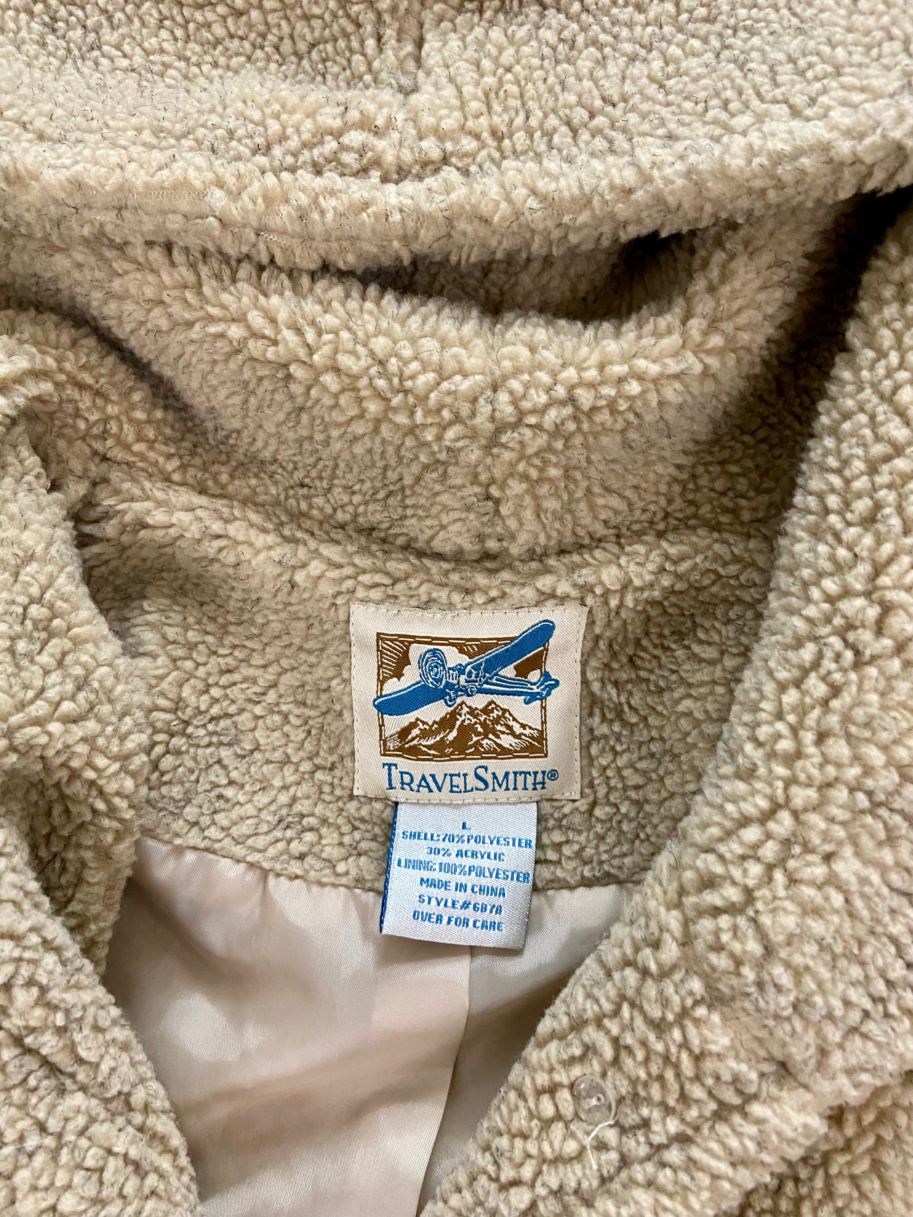 Full length fleece coat
