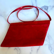 Vintage Italian Bally Genuine Suede Bag