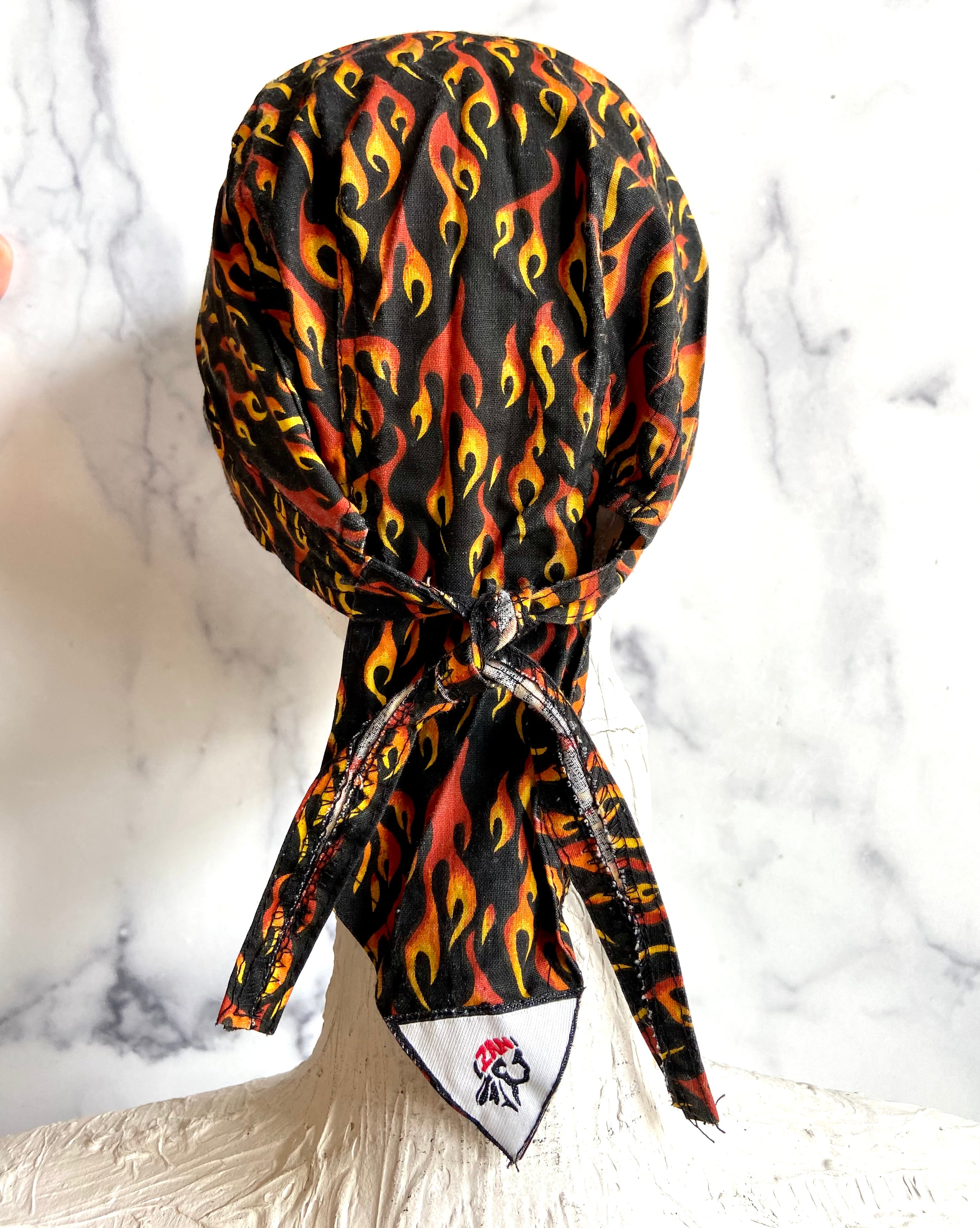 Fire flames cap