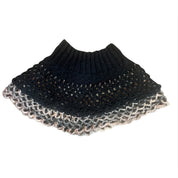Crochet Studded Flower Mini Skirt (L)