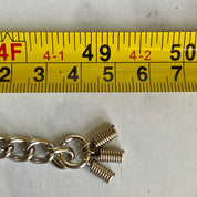 Circle and heart chain belt