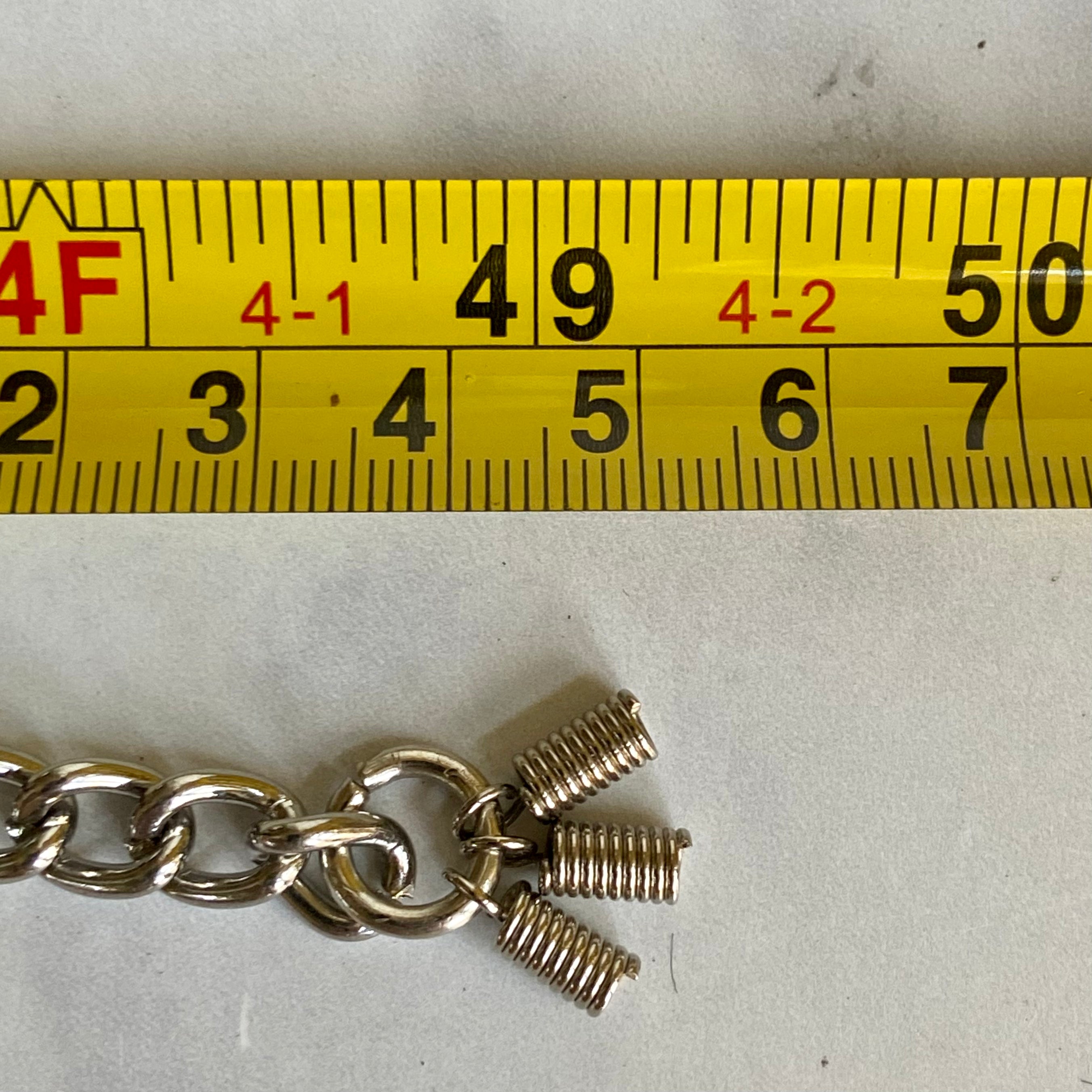 Circle and heart chain belt
