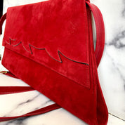 Vintage Italian Bally Genuine Suede Bag