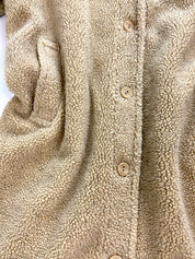 Full length fleece coat
