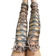 Crochet Studded Leg Warmers