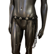 Crochet Grommet Fringe Belt (S/M)