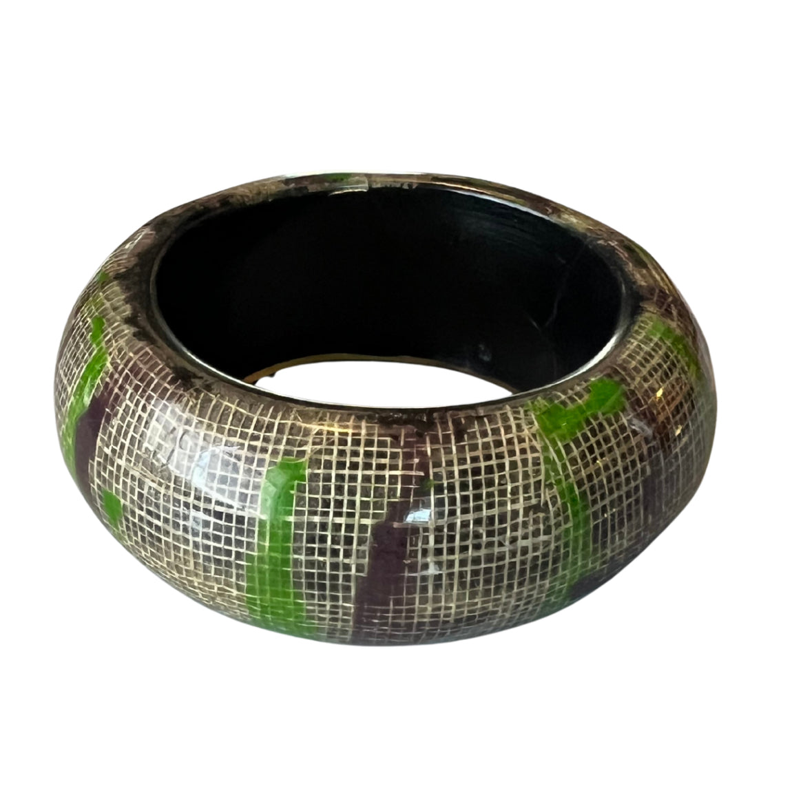 Green Netted Bangle