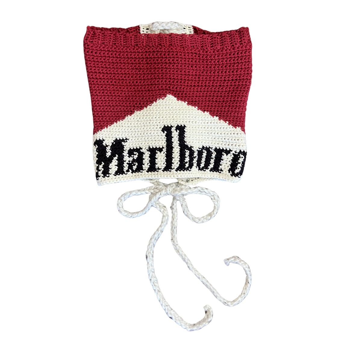 Crochet Marlboro Corset Top (S/M) – Holy Thrift