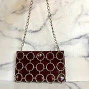 Vintage Metal trimmed shoulder bag