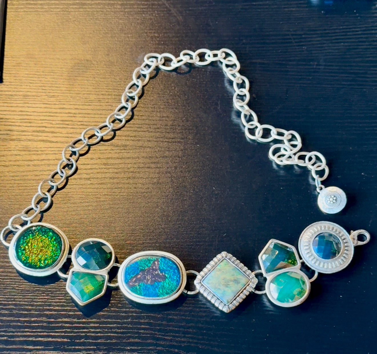 Vintage Chico's Retired Aged Pewter Tone