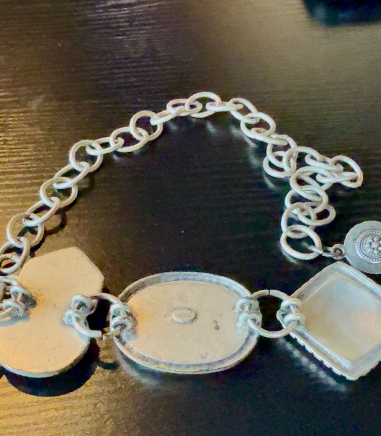 Vintage Chico's Retired Aged Pewter Tone