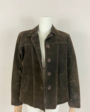 The limited brown leather jacket