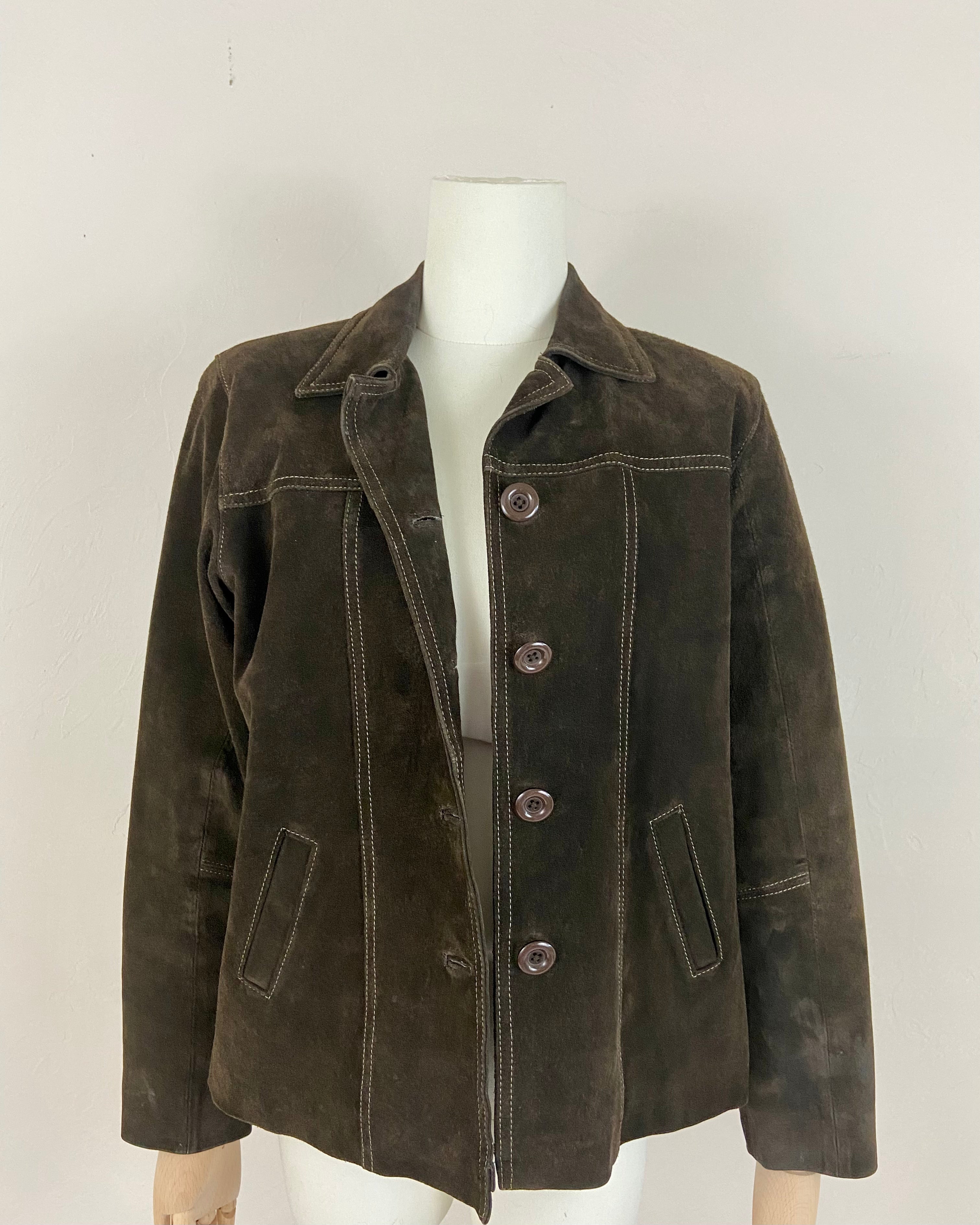The limited brown leather jacket