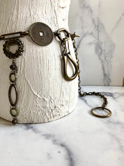 Heavy duty chunky chain belt