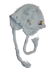 Studded Fishtail Crochet Hat