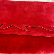Vintage Italian Bally Genuine Suede Bag